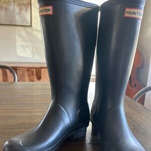 Hunter Black Rain Boots